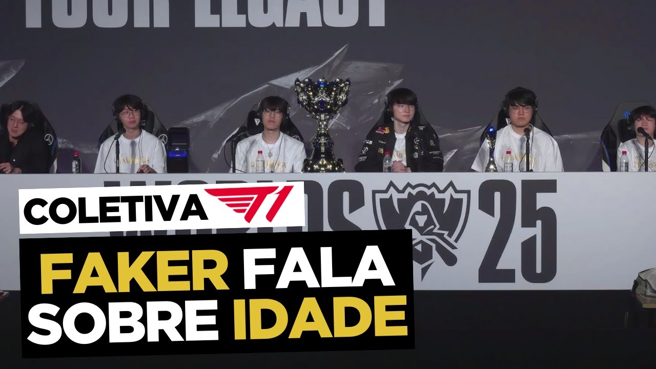 Coletiva T1 Campeã MUNDIAL do Worlds 2025