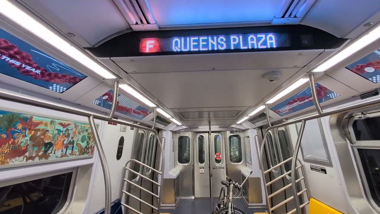 R211 F Train Ride via Queens Blvd Express (Roosevelt Avenue to Queens Plaza) December 16 2025