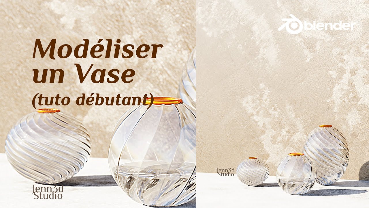 Modéliser un vase sur Blender très facilement