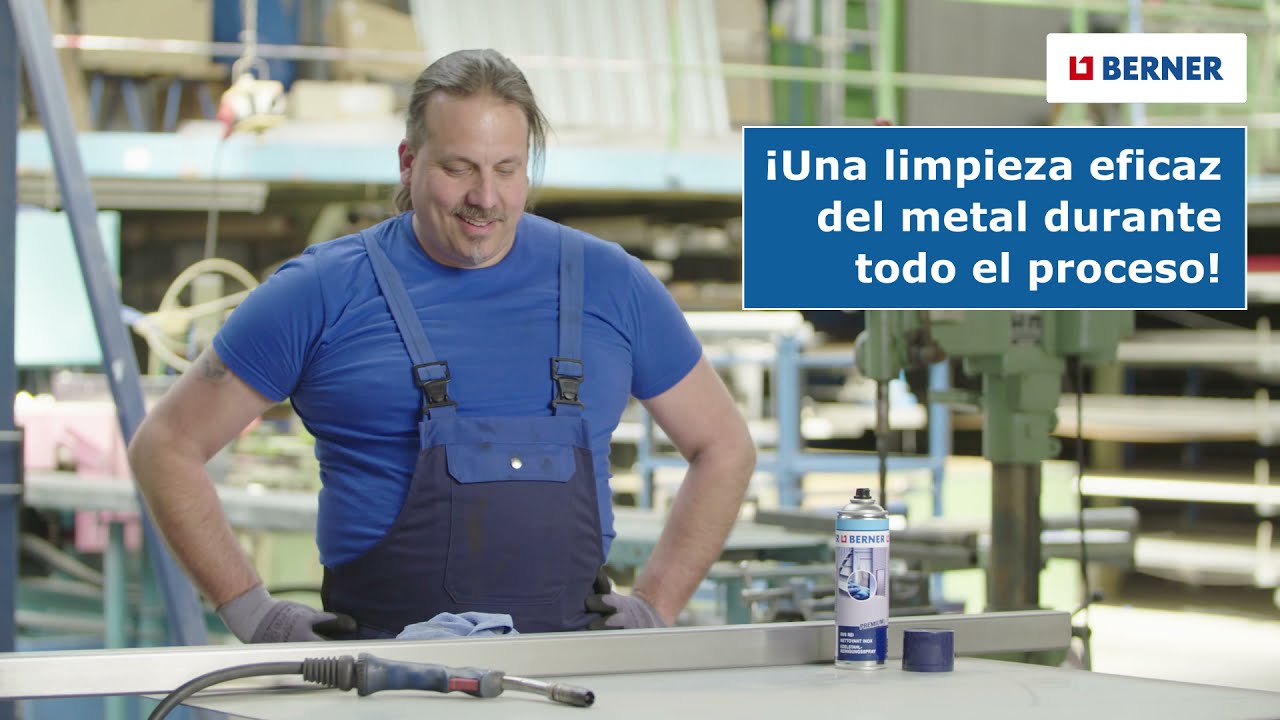 Limpiador de acero inoxidable Premium Berner.