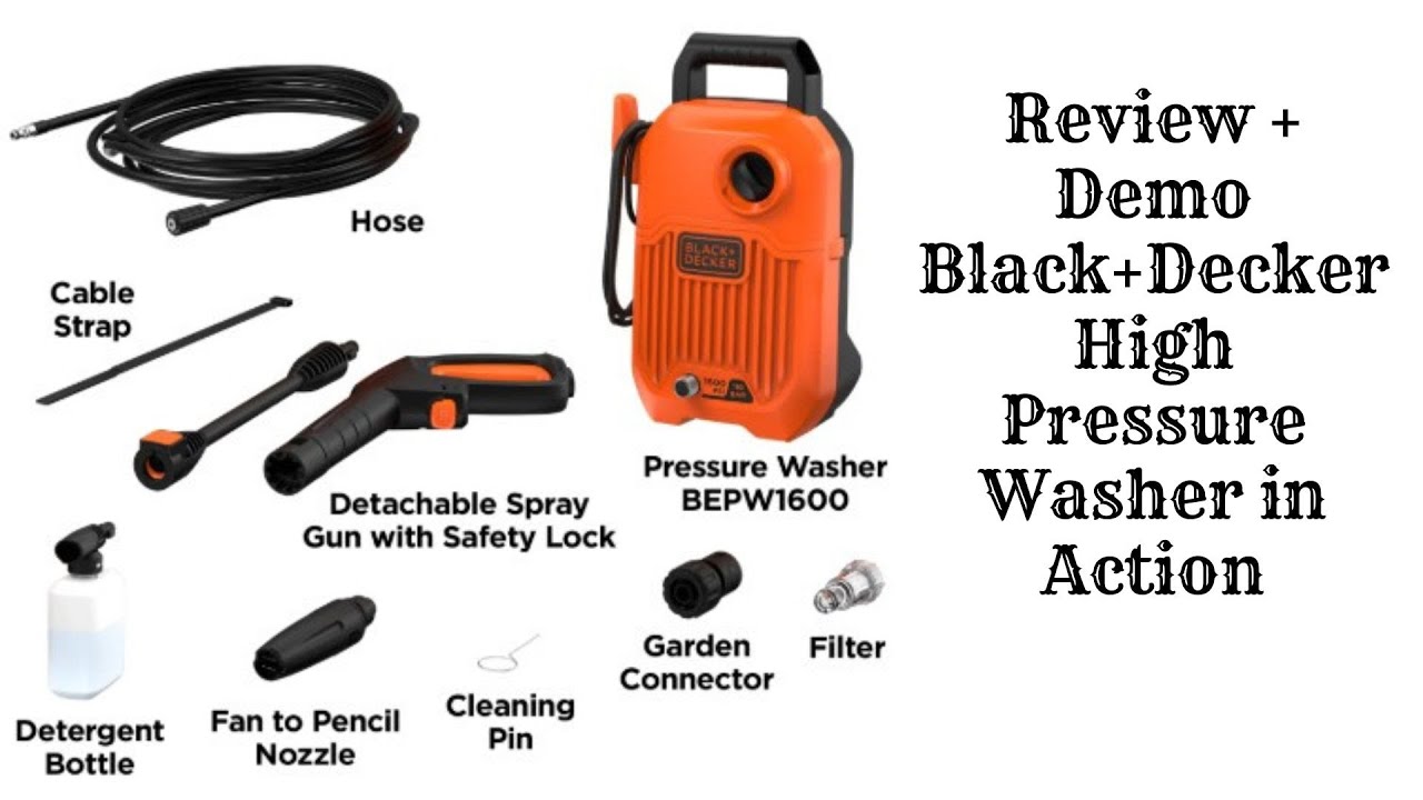 Unboxing & Setup: Black+Decker High Pressure Washer
