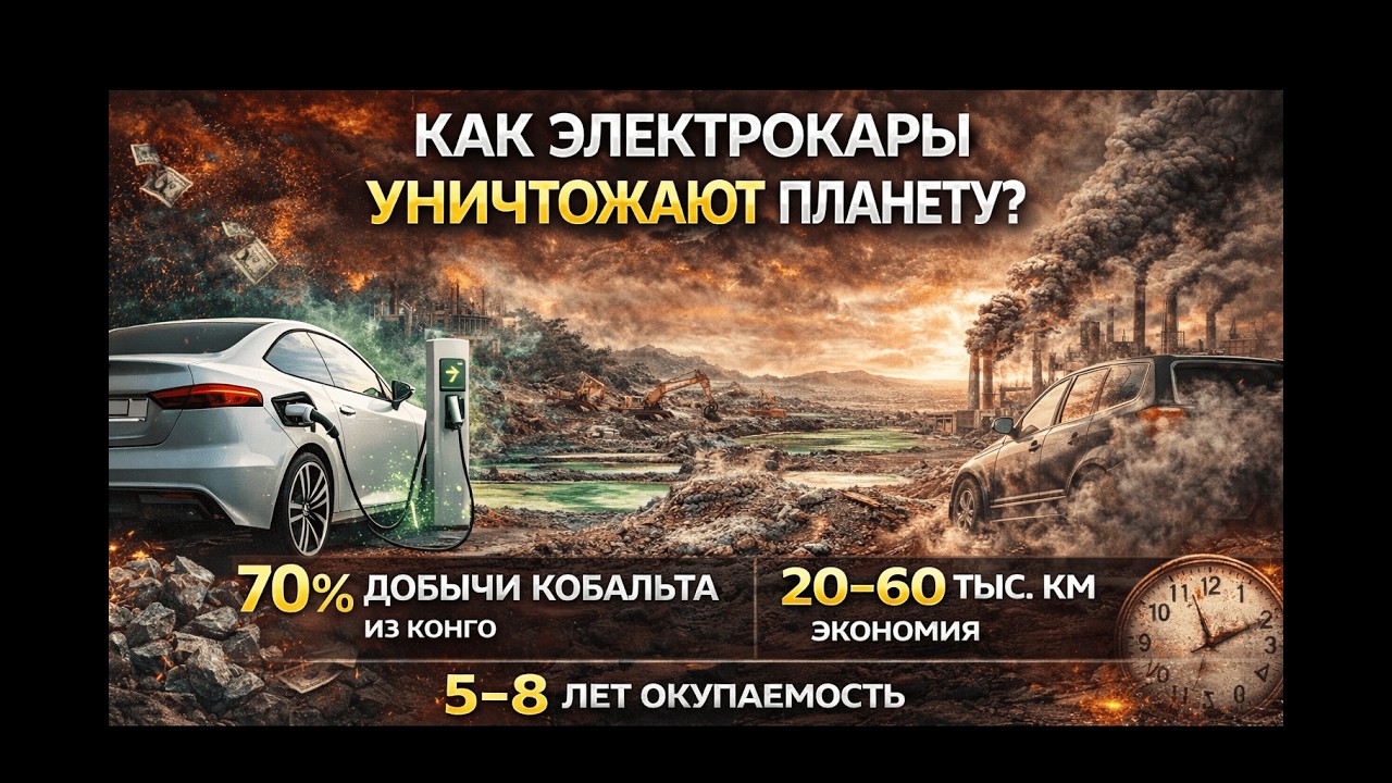 Как электрокары уничтожают планету?