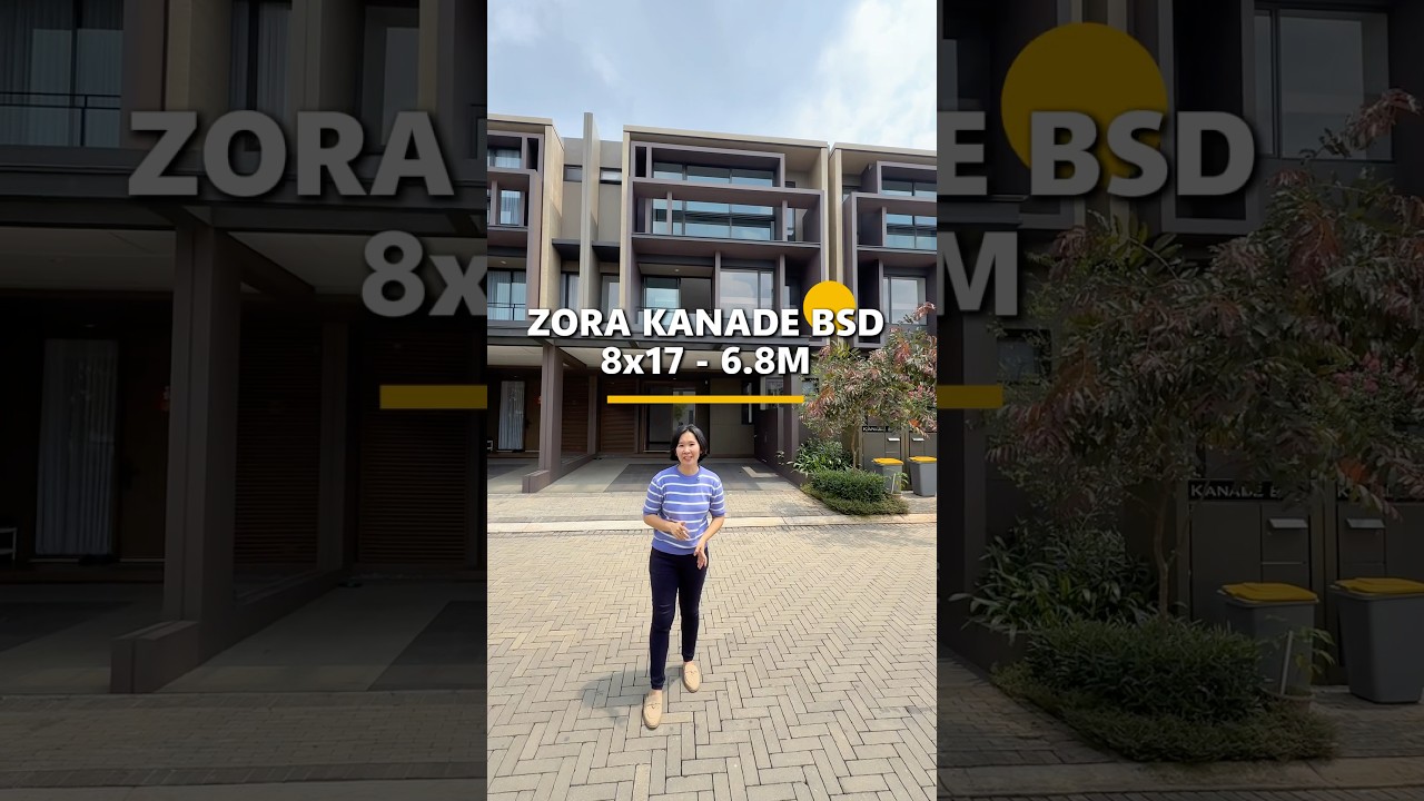 Rumah ZORA KANADE BSD Tidak Hadap Tetangga 6.8M #bsd #rumahbsd #zora #kanade #rumahmewah