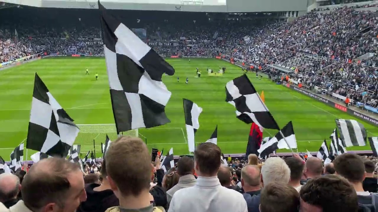 Newcastle Vs Leicester Wor Flags, Blaydon Races, Hey Jude and Local Hero (17/04/22 at St James Park)