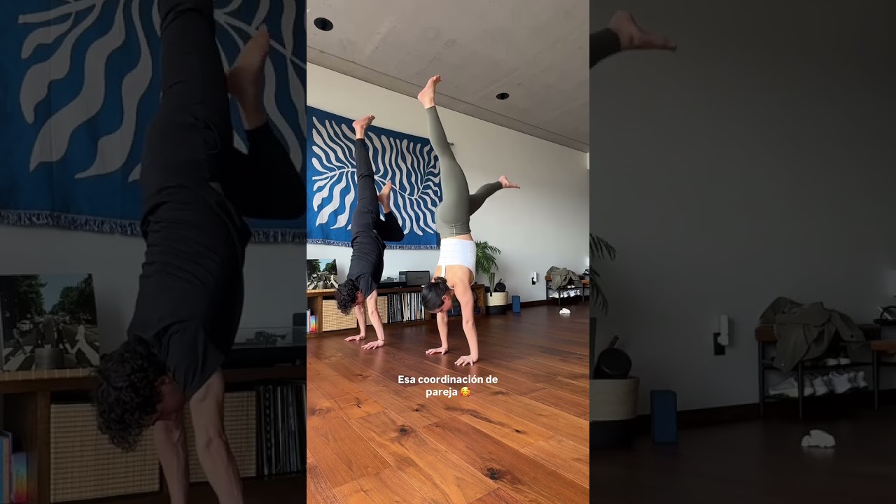 Un poco de movimiento coordinado, m&aacute;ndale esto a tu pareja para que ya se anime a hacer yoga juntos