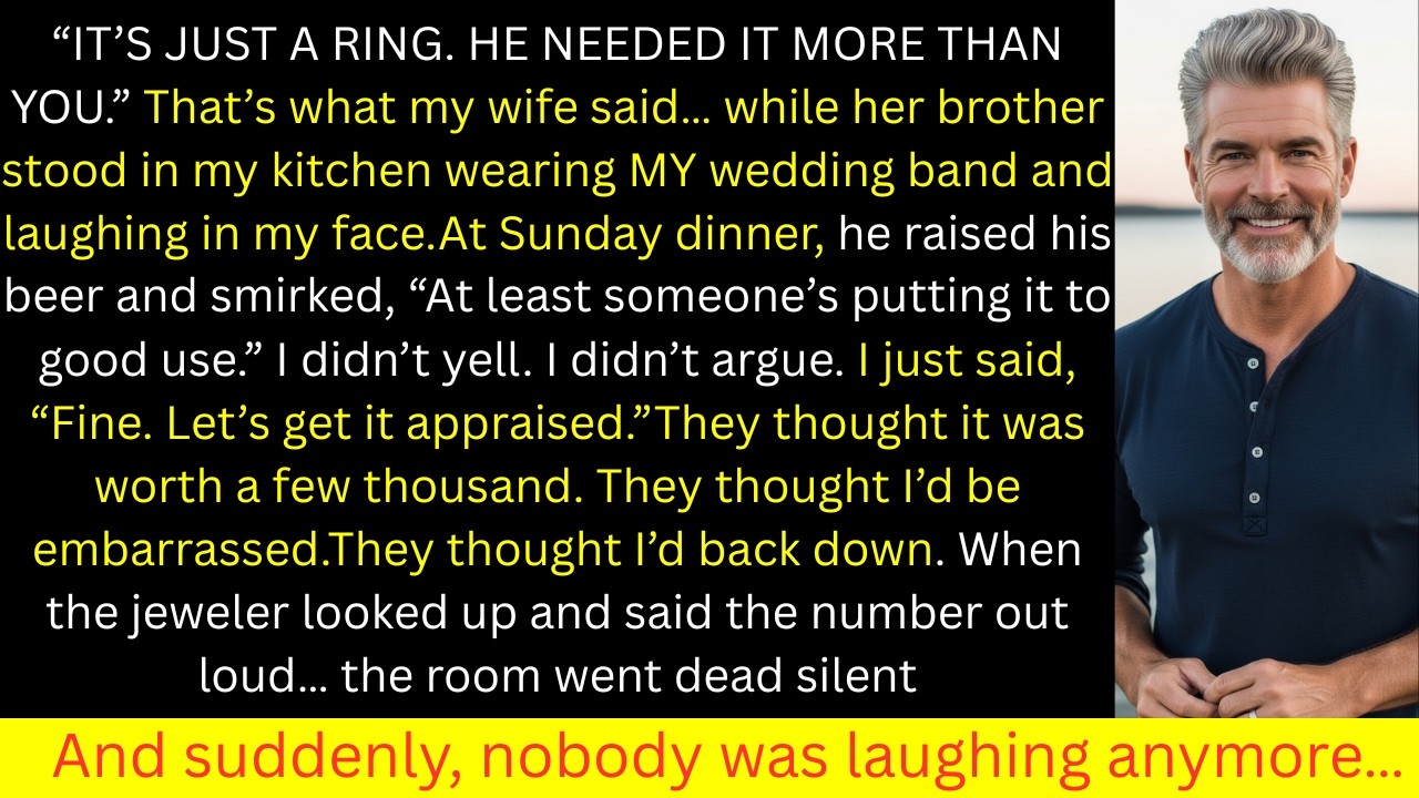 My Wife Gave My Wedding Ring to Her Brother — I Let the Appraisal Decide