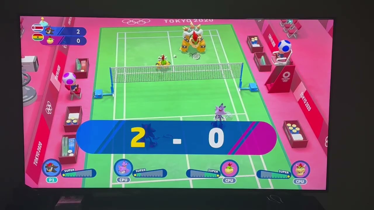 Mario & Sonic at the Olympics 2020 = Badminton Team #28 (Team Shadow / Sport Summit Drivers).  