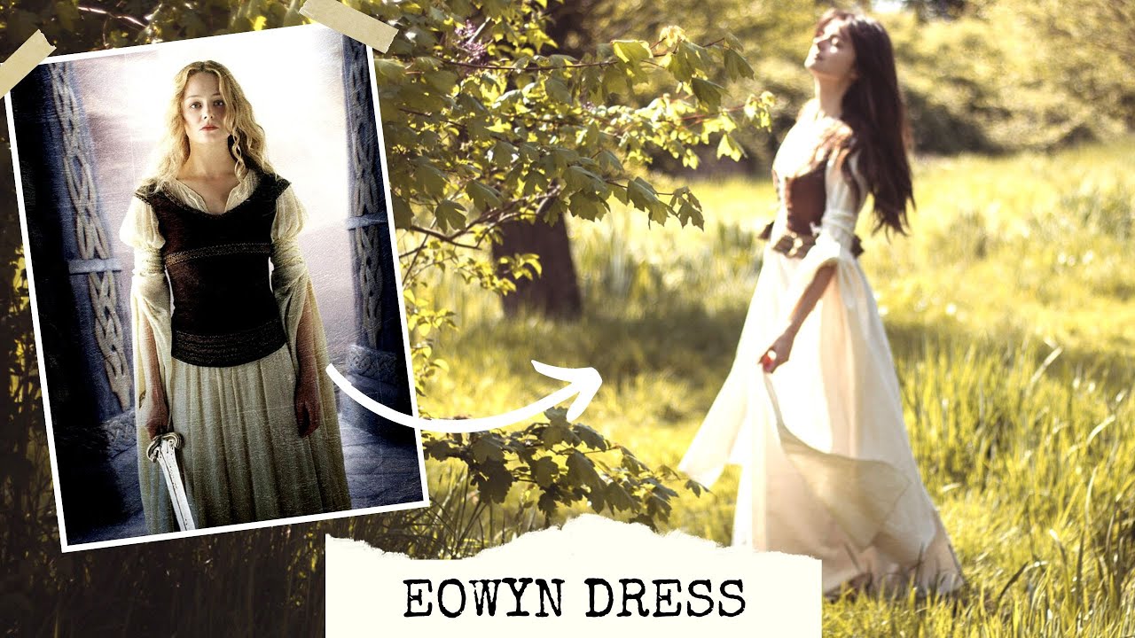 Making Eowyn's Shieldmaiden Dress from the Lord of the Rings 🐎 It's Done!