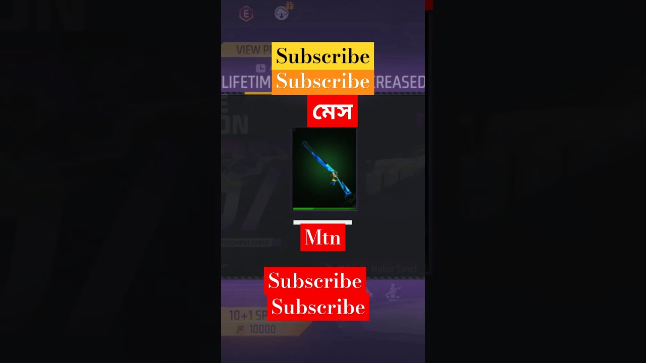Subscribe #freefire #freefirelovers #ff #garenafreefire #gaming #music #oct4 #freefiremax #october4t