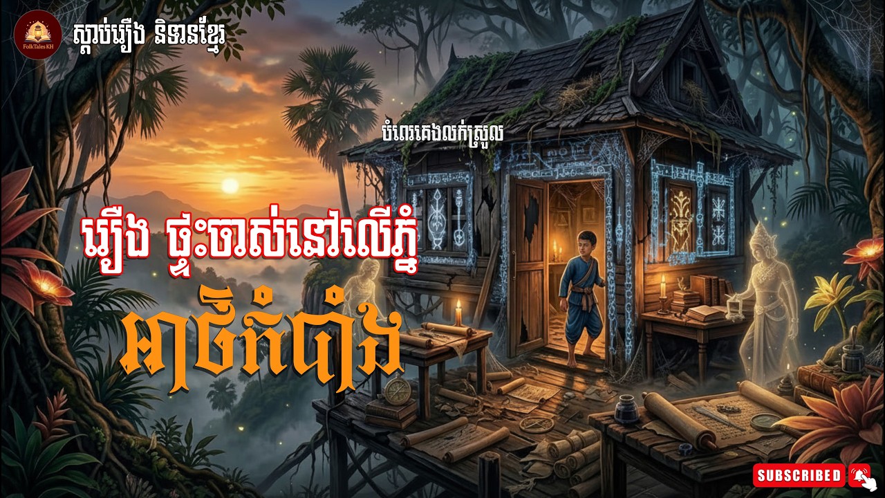 រឿង ផ្ទះចាស់នៅលើភ្នំអាថ៍កំបាំង I រឿង និទានខ្មែរ I បំពេរគេងលក់ស្រួល I គតិអប់រំ