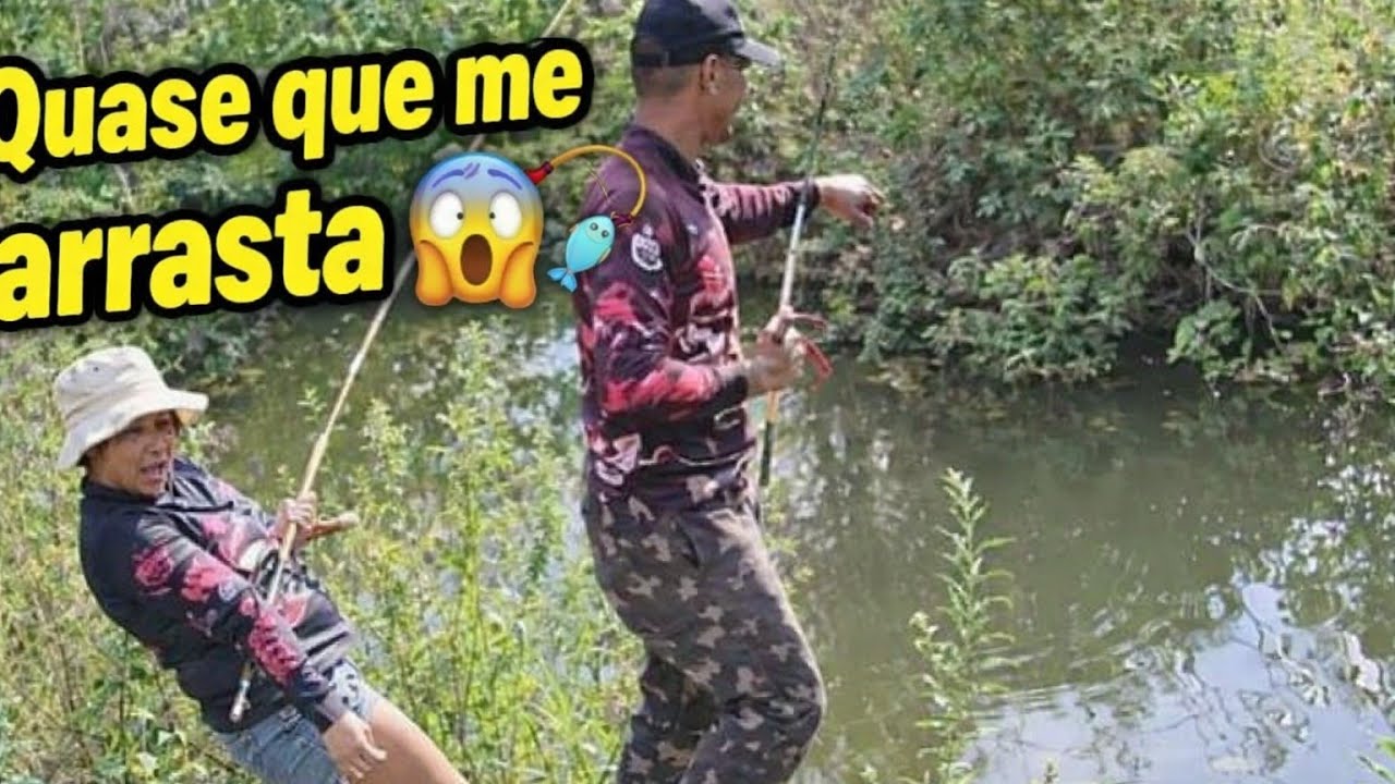 Fomos pescar e pegamos uma traíra gigante