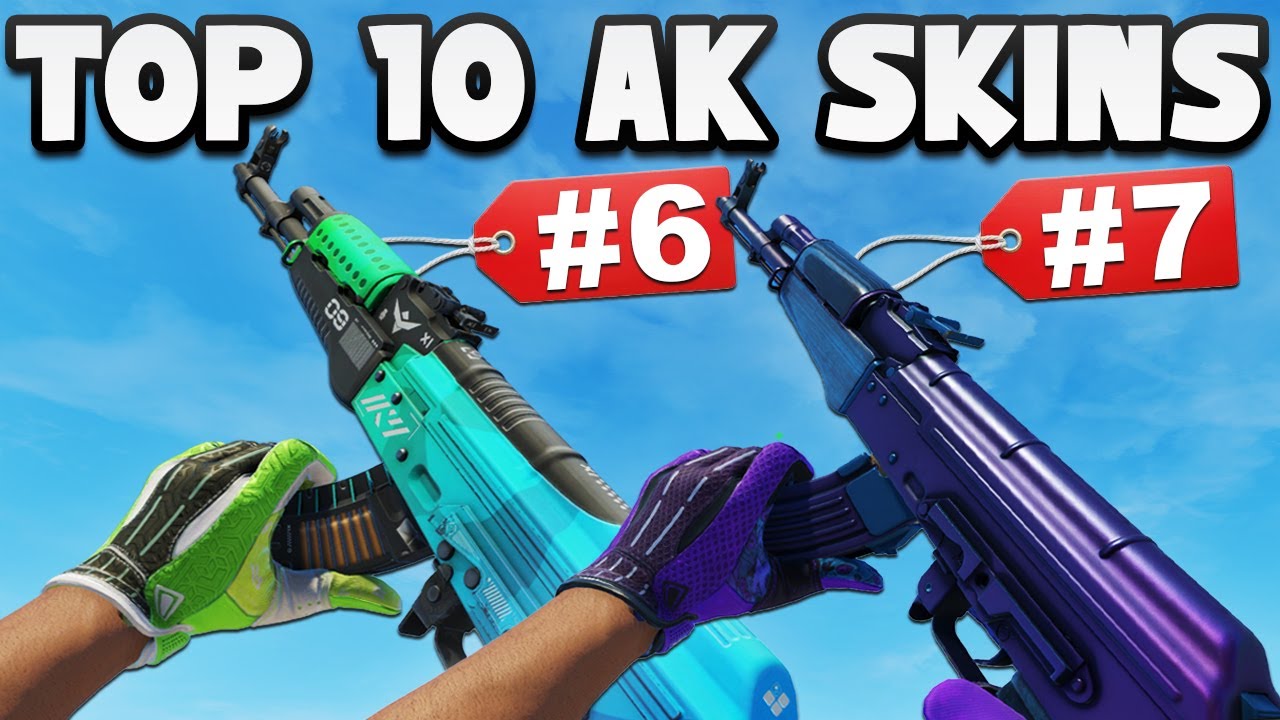 10 лучших бюджетных раскрасок для АК-47!