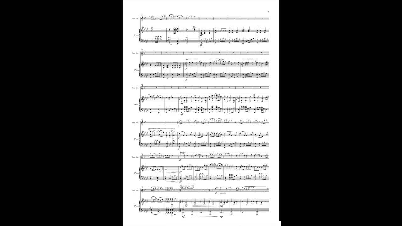 The Voyage of Bran Mac Febail Sax and Piano