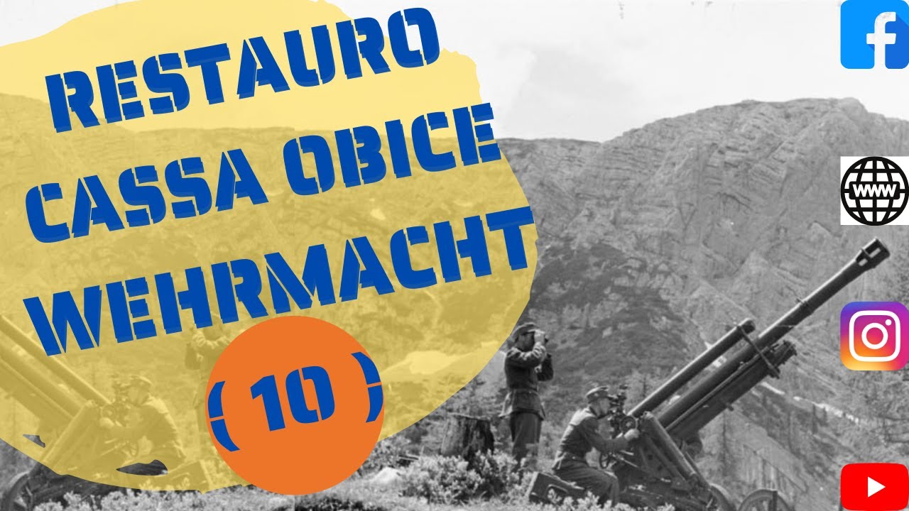 REPERTO BELLICO TUTORIAL RESTAURO RESTORE CASSA IN LEGNO WOOD BOX WEHRMACHT WAR HISTORY