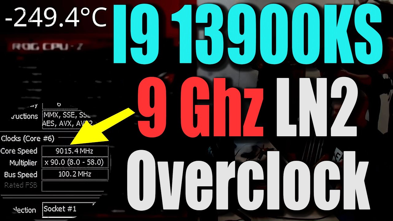 Extreme Overclocking CPU | I9 13900KS Overclock | Liquid Nitrogen CPU Overclocking | I9 13th 13900KS