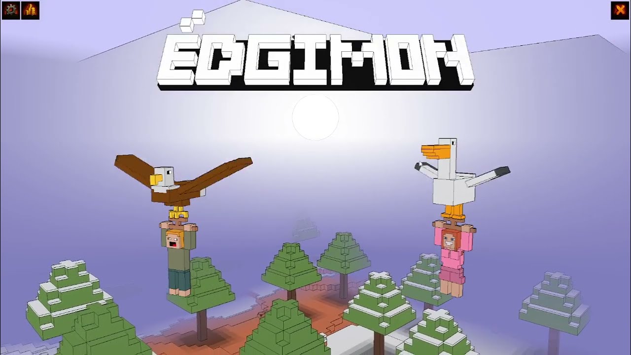 Édgimon [cool Minecraft-like creature collector]