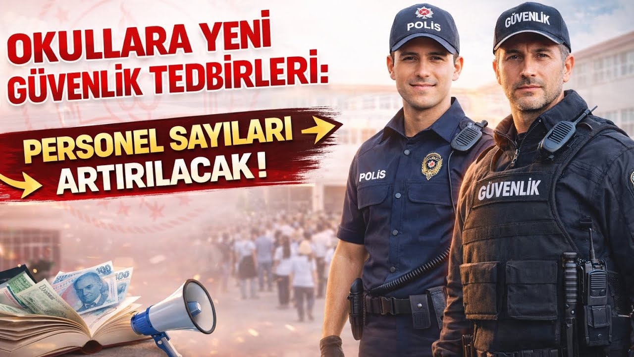 Okullara Yeni Güvenlik Tedbirleri Geliyor! Personel Sayısı Artırılacak – 24 Saat Polis Devriyesi