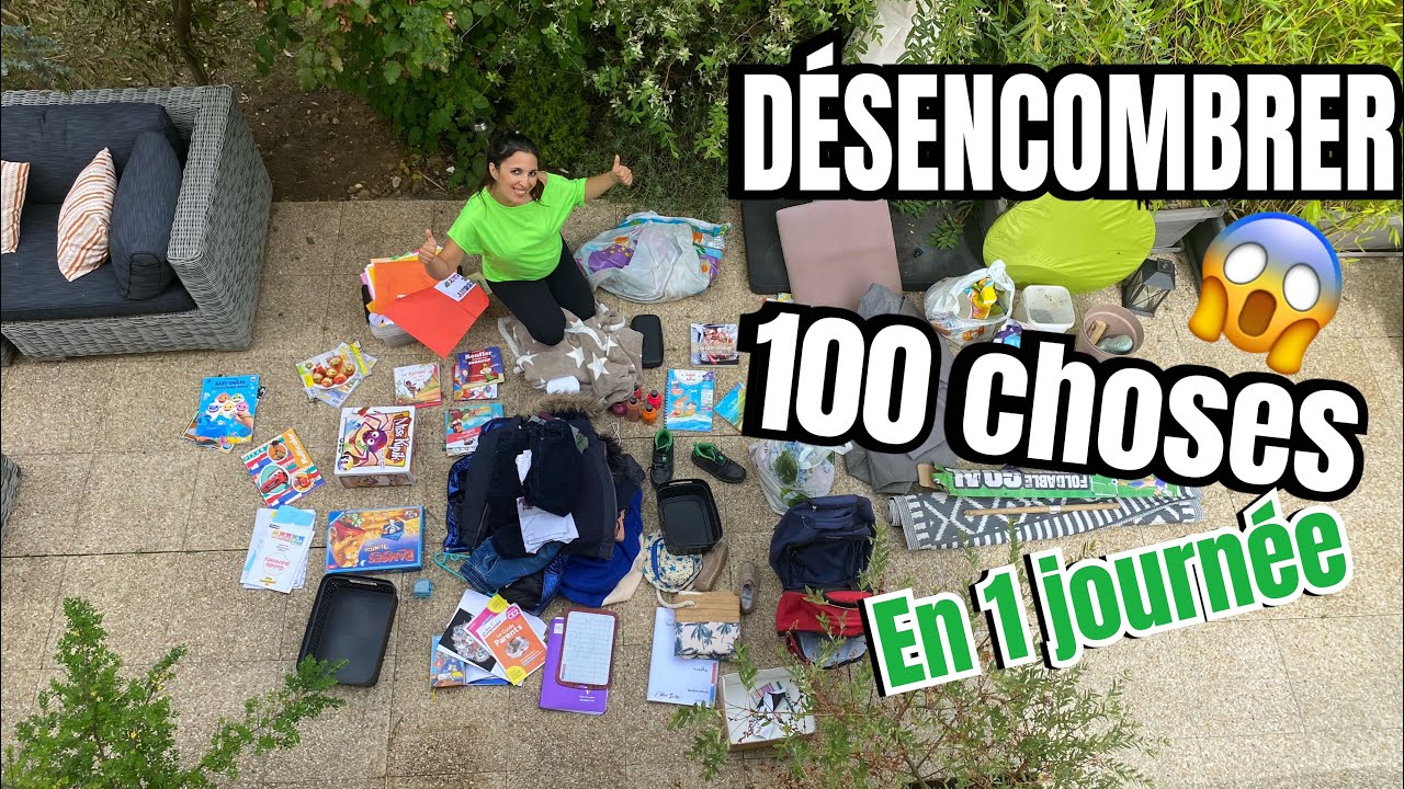 DÉSENCOMBRER SA MAISON DE 100 CHOSES EN 1 JOURNÉE // DÉSENCOMBREMENT EXTRÊME 😱