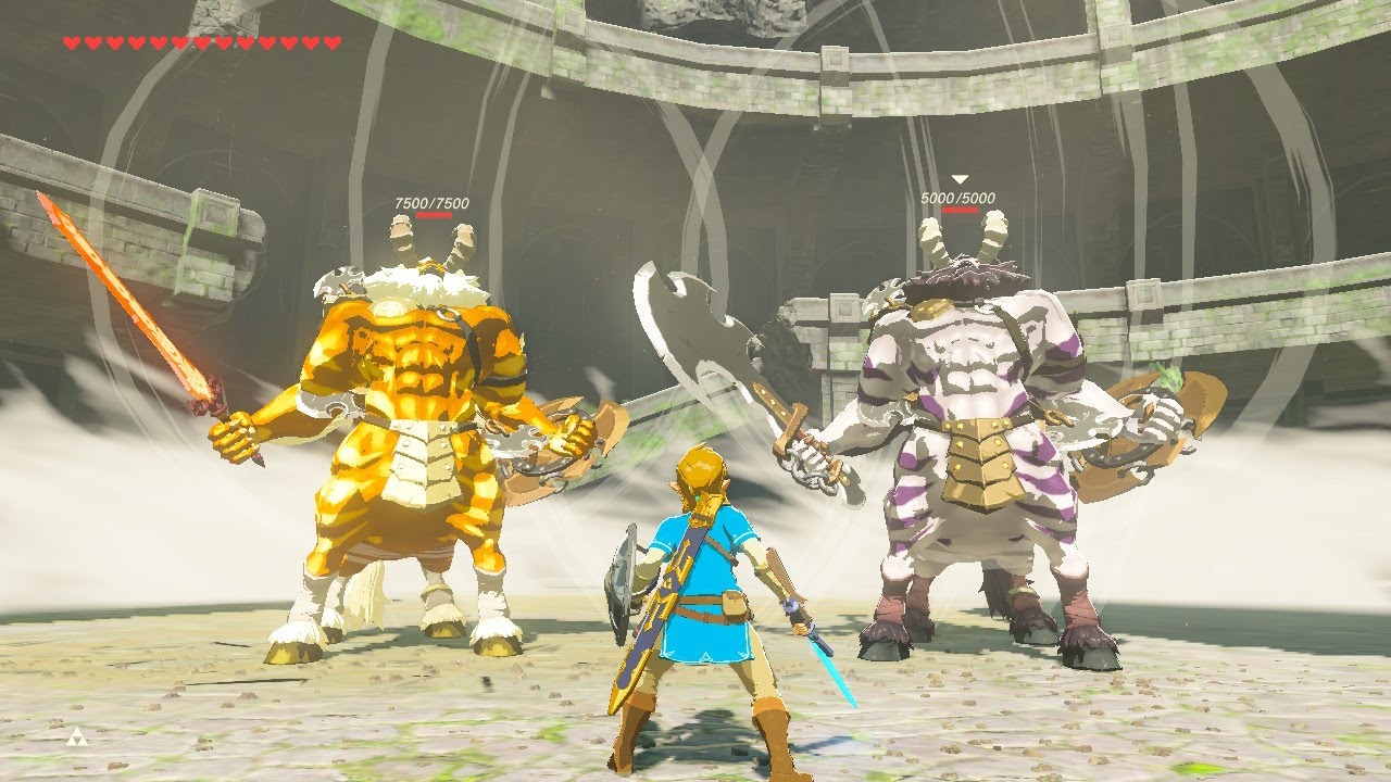 6th anniversary of BotW | Defeating six Lynels (two Lynels at once, three patterns, no damage)