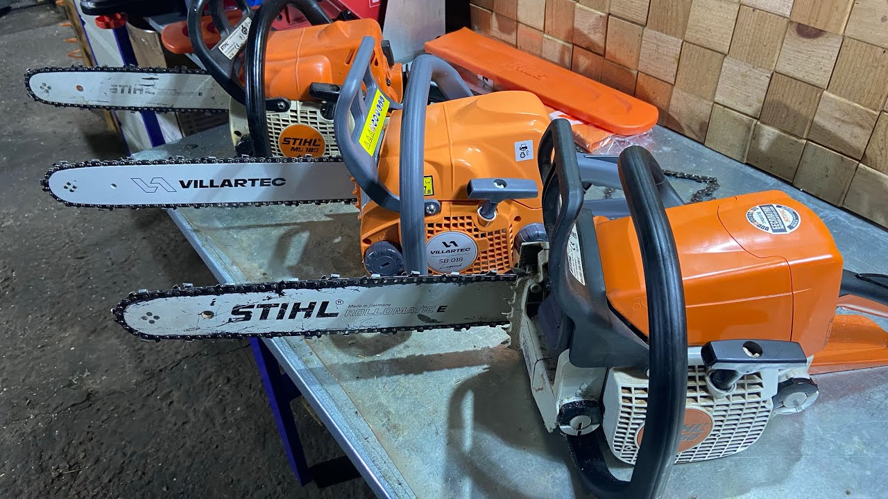 STIHL MS 180 VS VILLARTEC SB 018. STIHL MS 250 14000 оборотов нужно пиле для нормальной работы.