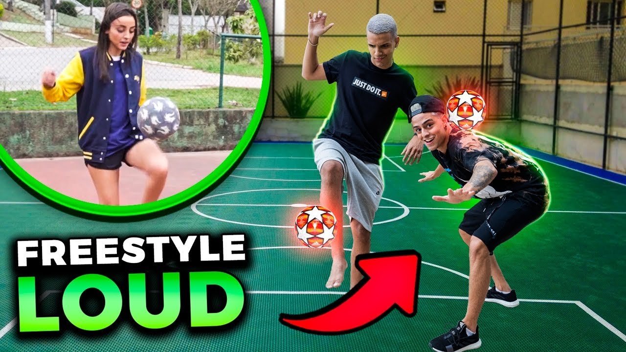 QUEM &Eacute; CRAQUE?! DESAFIO DO FUTEBOL FREESTYLE NA LOUD!!