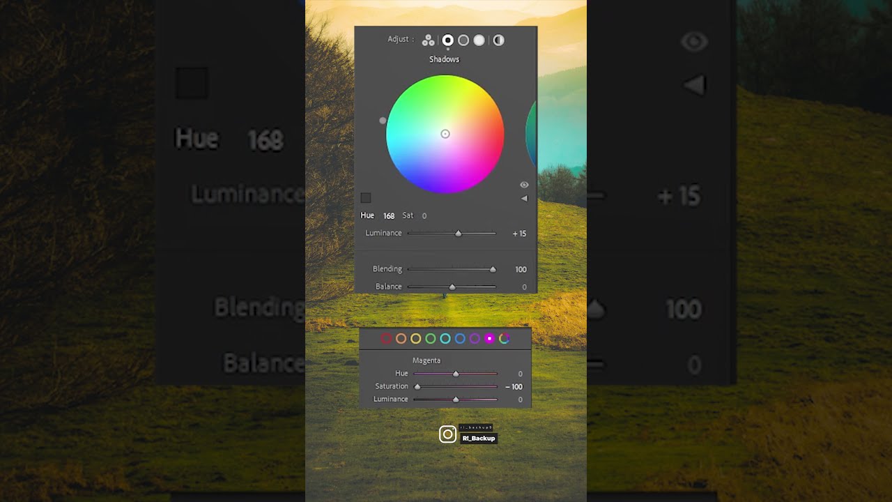 Lightroom Shorts -  create preset Lightroom #Shorts
