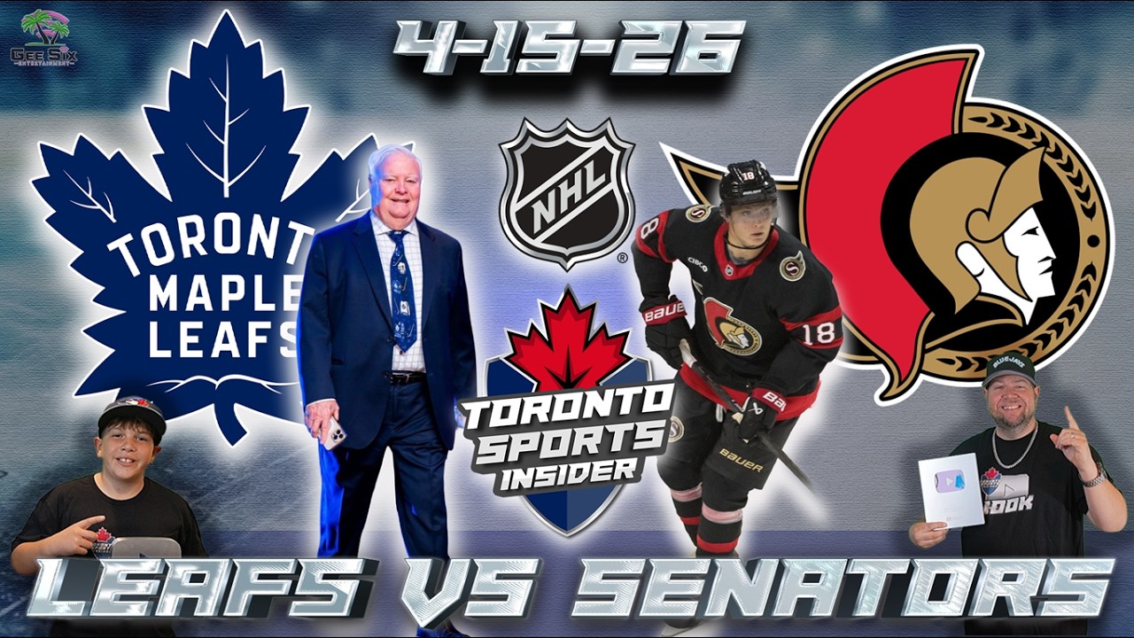 Toronto Maple Leafs vs Ottawa Senators LIVE 🔴 | NHL LIVE Stream Reaction & Play By Play