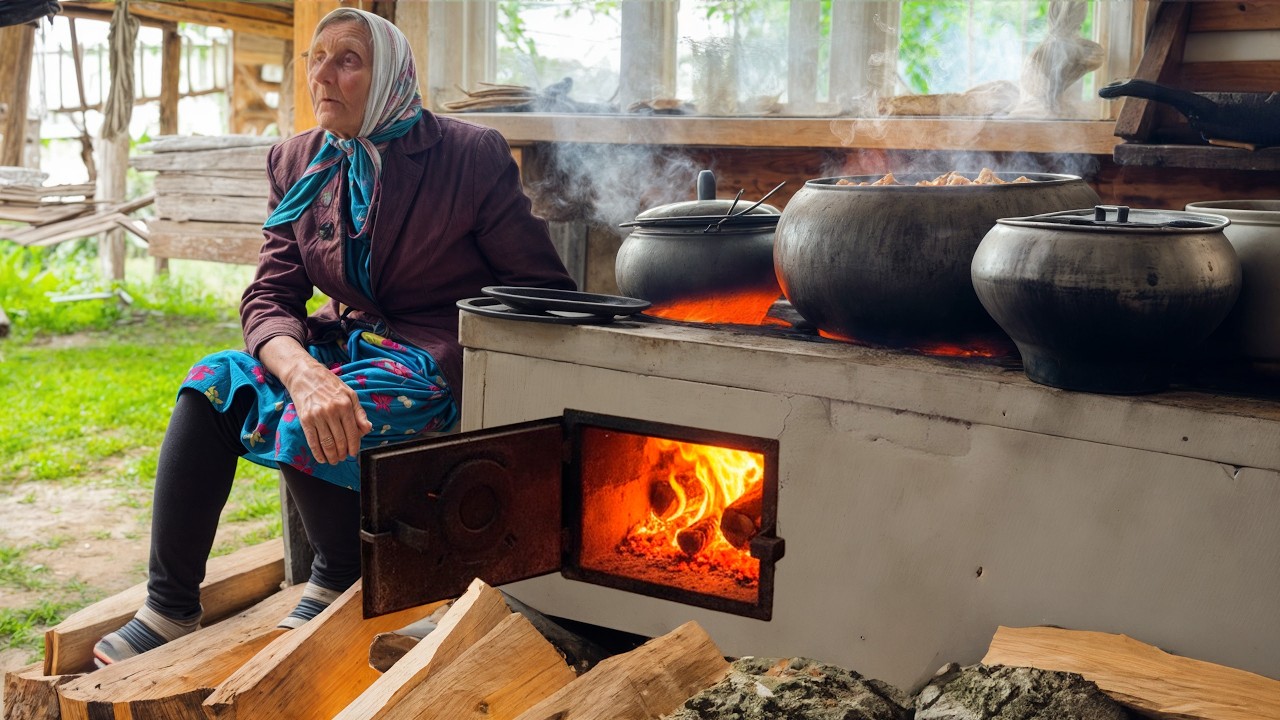 Grandmother Maxymuk Halyna | Pickles, Bread & Village Life
