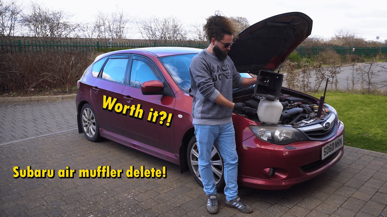 Subaru Impreza Air Muffler Removal for Enhanced Intake Noise!