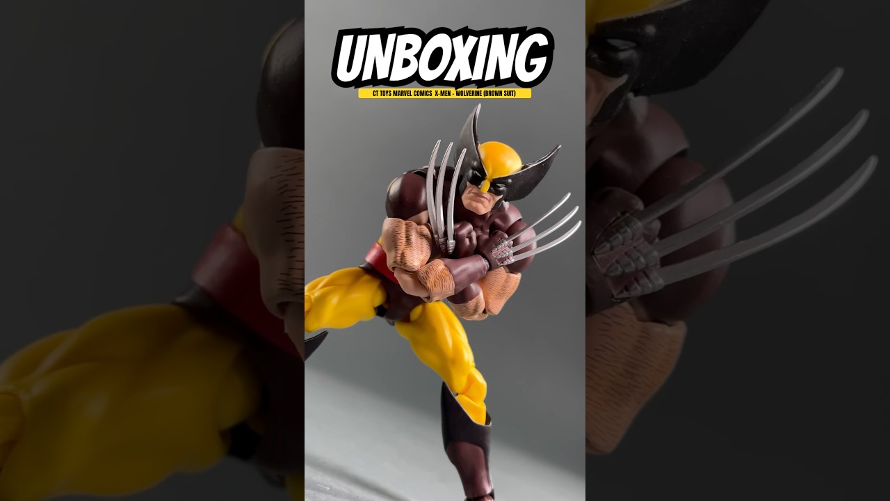Unboxing: CT Toys Marvel Comics X-Men - Wolverine (Brown Suit ) #marvel #wolverine