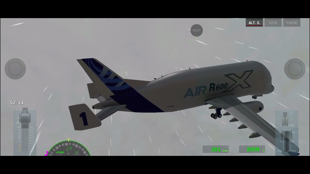 Airbus beluga fail emergency landing