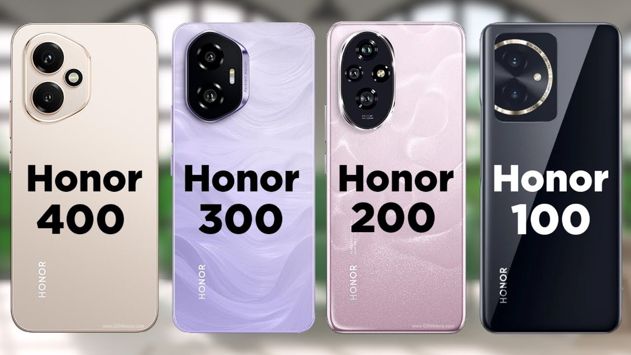 Honor 400 Vs Honor 300 Vs Honor 200  Vs Honor 100
