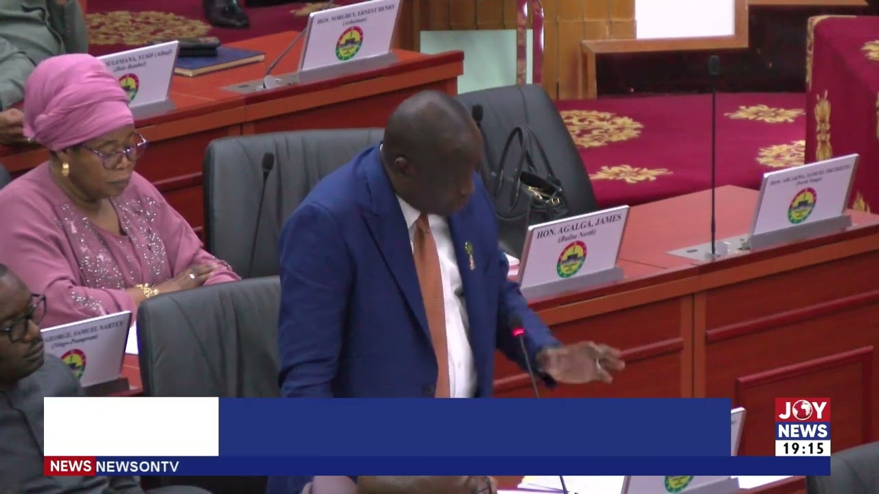 Ewoyaa lithium mining lease: Lands Minister laid deal in parliament. #JoyNews