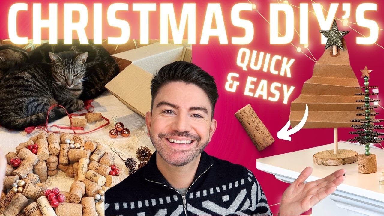 CHRISTMAS DIY DECOR ON A BUDGET *CRAFTING WITH MY CATS!*  | MR CARRINGTON 2023
