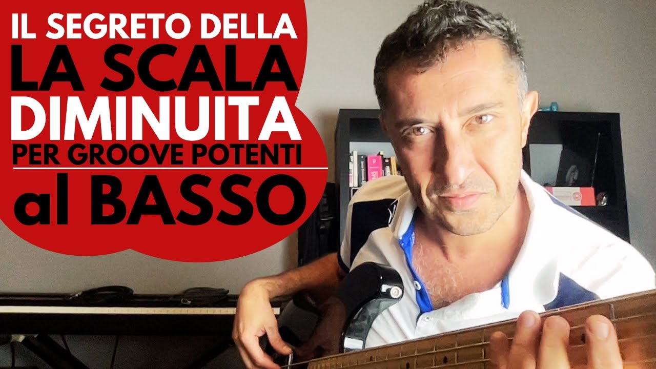 Svelato il SEGRETO della SCALA DIMINUITA nei GROOVE al BASSO!