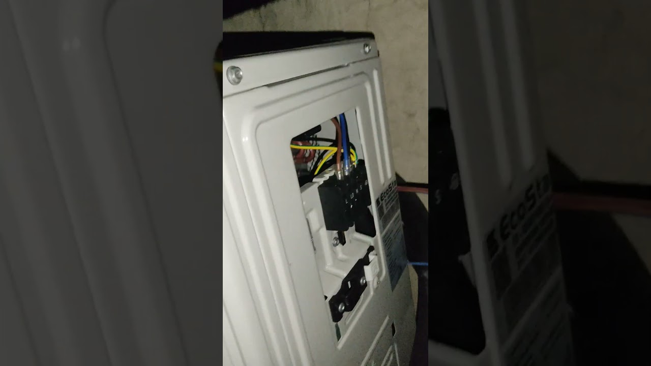 Ecostar inverter ac connection start main wiring and controls wiring pair installed #inverter #ac