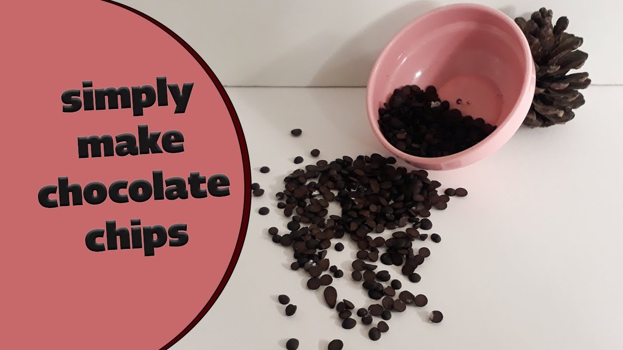 chocolate chips recipe/شکلات چیپسی طرز تهه/رقائق الشکولاته