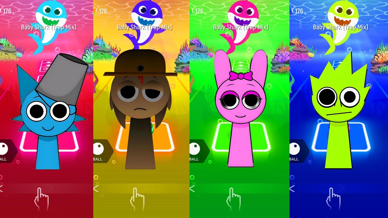 Spunky, Paw Patrol Team Sky vs Ryder vs Rublle vs Chase Coffin Dance Music Tiles hop Edm Rush