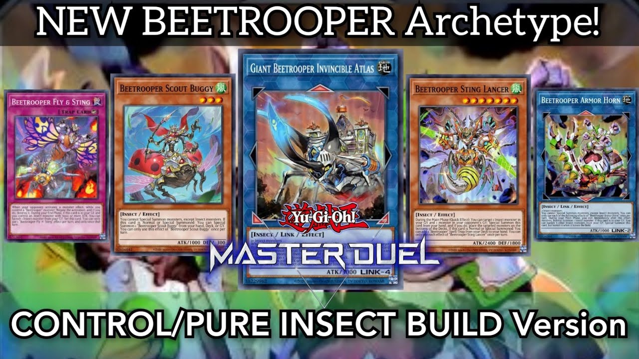 NEW BEETROOPER Deck: BEST Insect Deck? Pure Build & Control [MASTER DUEL]