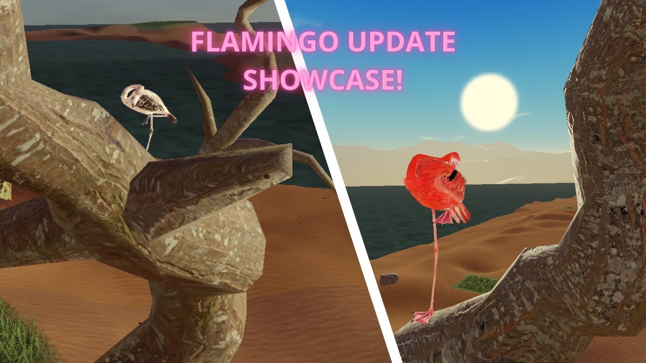 ROBLOX SAVANNAH LIFE FLAMINGO SHOWCASE!