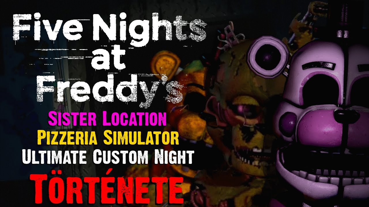 Five Nights at Freddy's: Sister Location, Pizzeria Simulator, UCN Története | FNAF 5-7