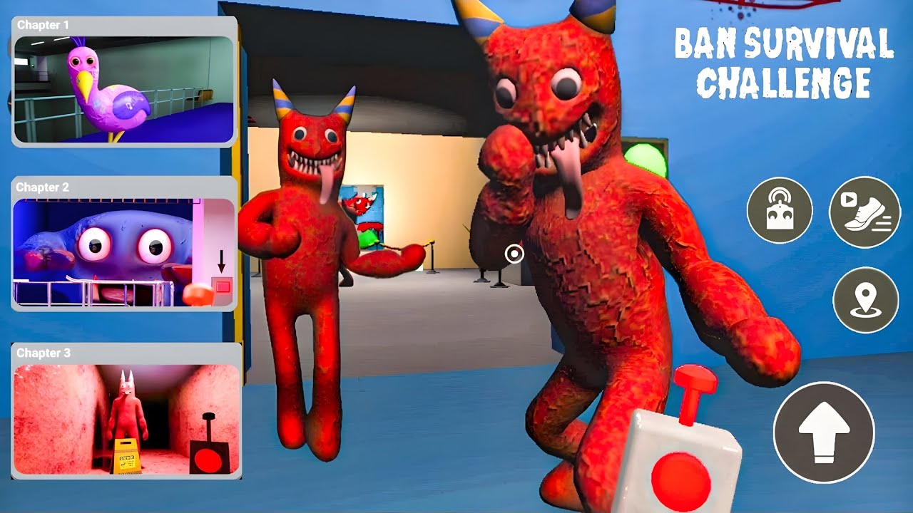 Survival Ban Life Challenge Chapters 1,3, Banban Vs Bird Monster - Android Gameplay