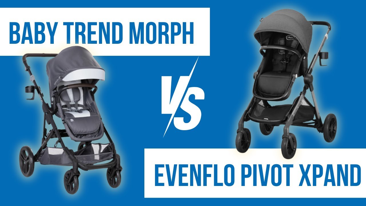 Сравнение колясок Baby Trend Morph и Evenflo Pivot Xpand | Доступные бюджетные коляски