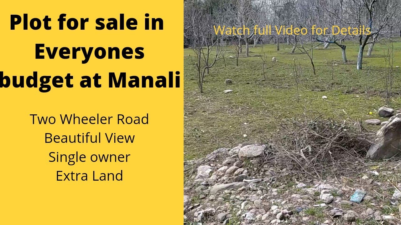 The Smallest Plot in everyones budget for sale in Manali.