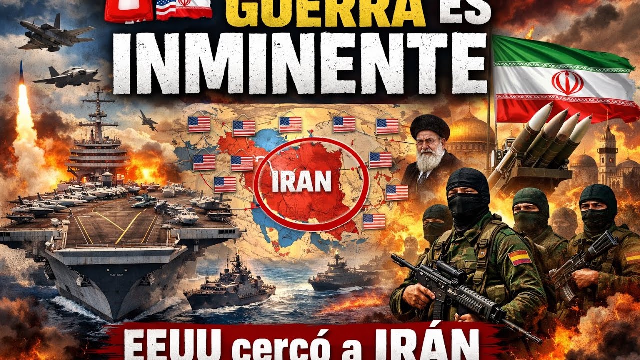🚨🇺🇸🇮🇷LA GUERRA ES INMINENTE. EEUU cercó a IRÁN 