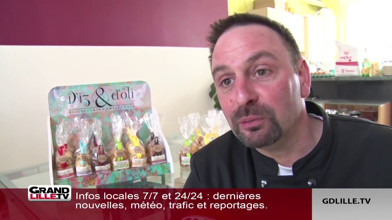 A Tourcoing, il fait ses biscuits originaux à la maison
