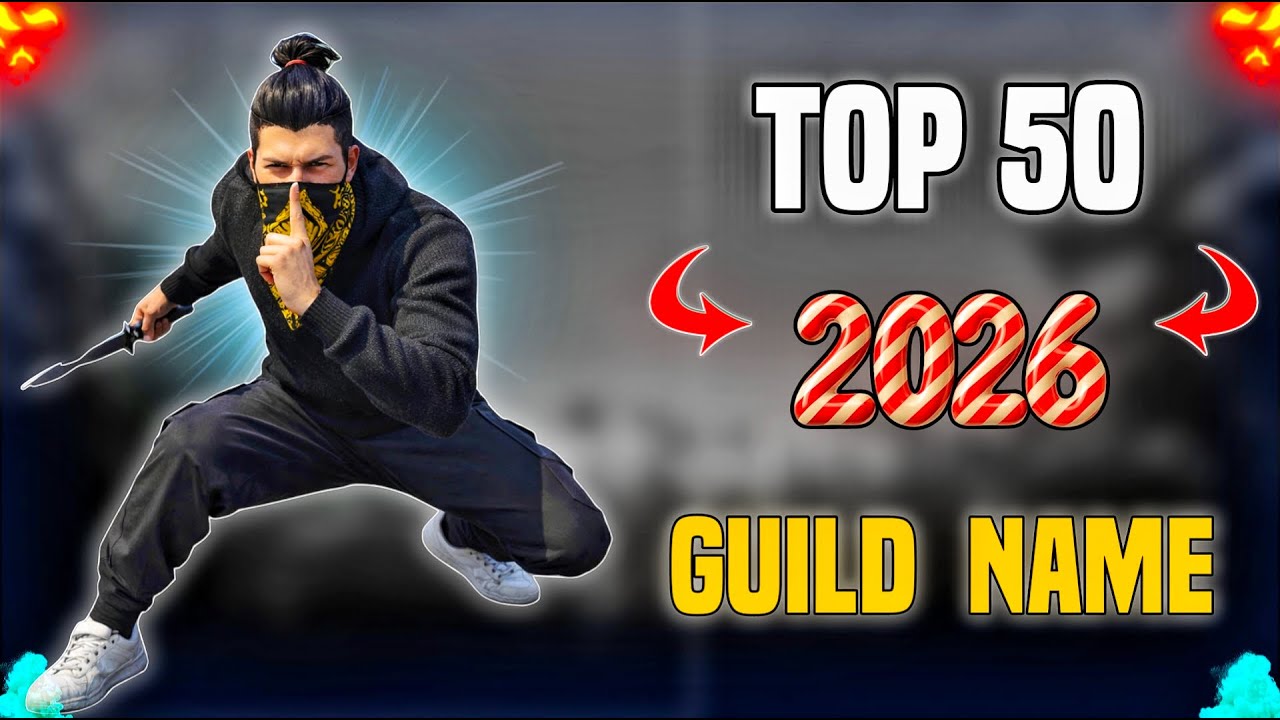 Top 50 Legendary Free Fire Guild Names 2026 | Pro Players Choice