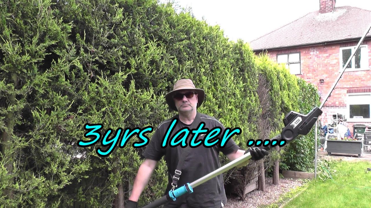 3 yr Review - Mac Allister Electric Pole Hedge Trimmer MHTP550P