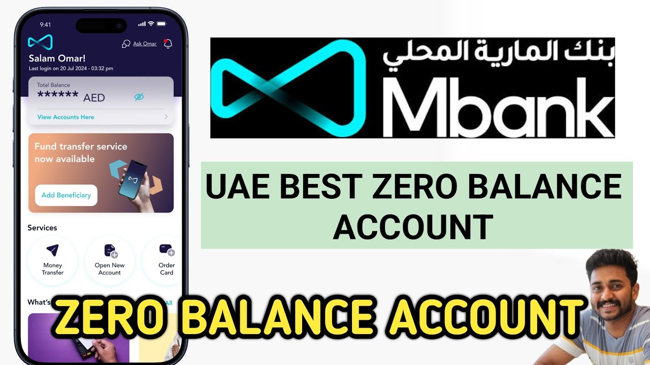 UAE Best ZERO Balance Account Details..new update.. #uae #bank #money