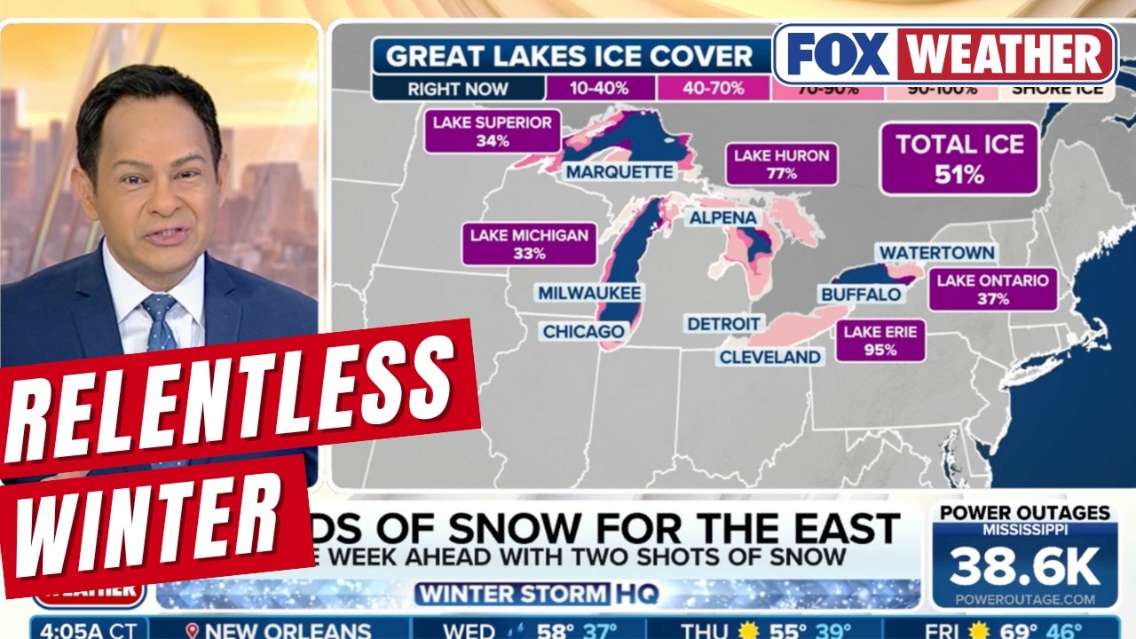 Next Round of Snow Begins Across Winter-weary East, Late-week Storm Could Cause Travel Trouble
